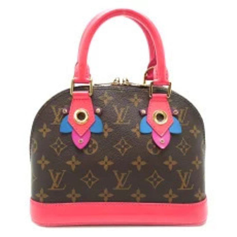 Louis Vuitton Monogram Flamingo Totem Pink Handbag Alma